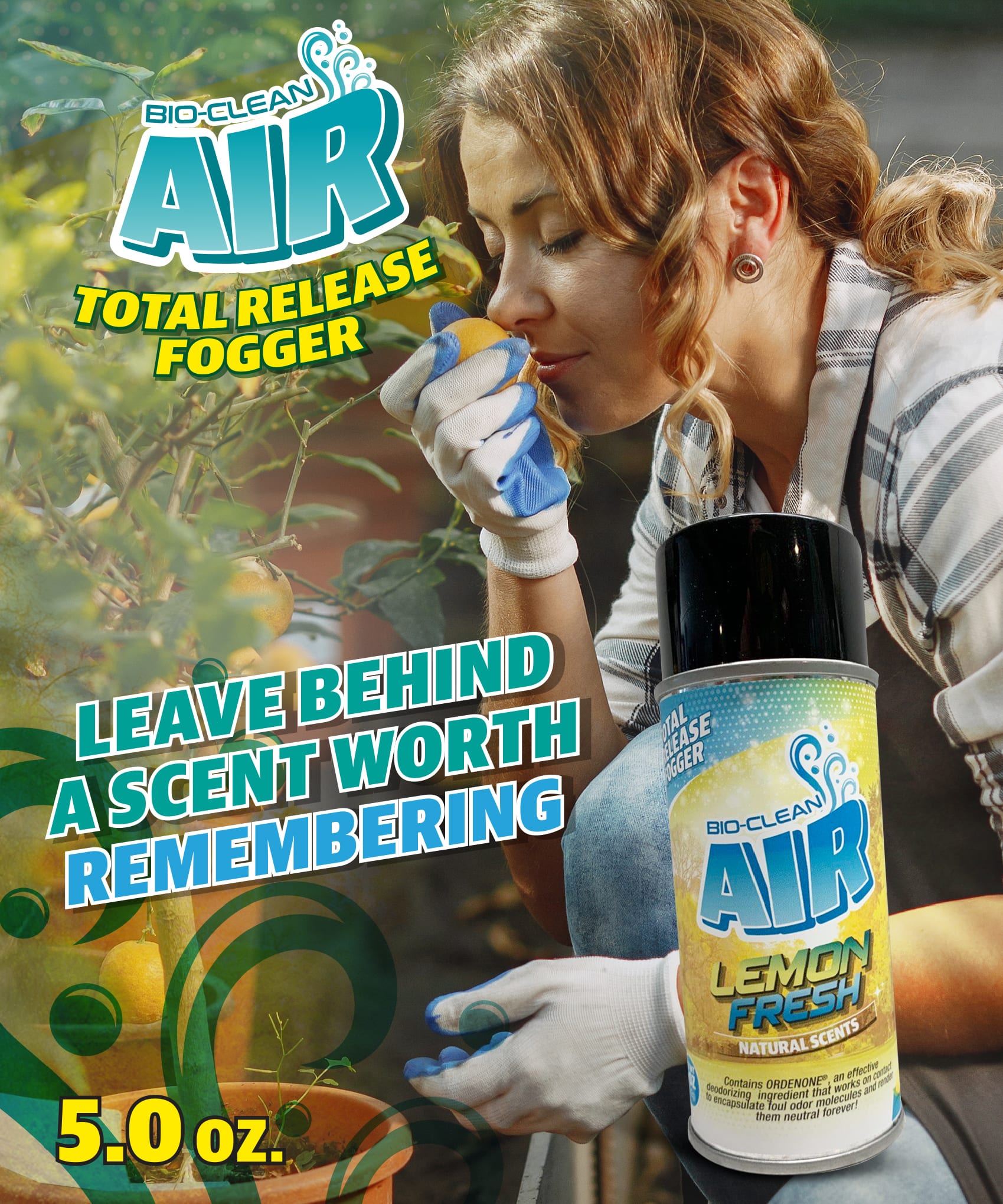 Bio-Clean Air: Lemon Fresh Aerosol Fogger