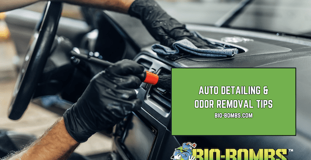car detailing odors blog graphic